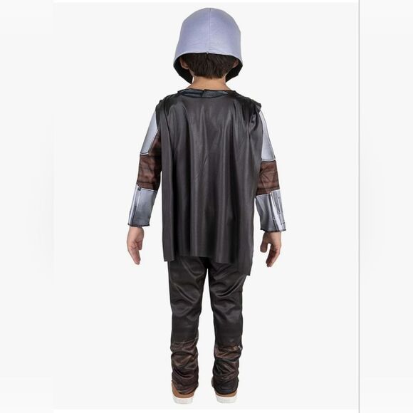 New STAR WARS Toddler Mandalorian Costume Boys Halloween Costume 3T-4T - Picture 2 of 8